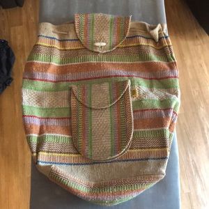 Multi color day pack from Mexico.
